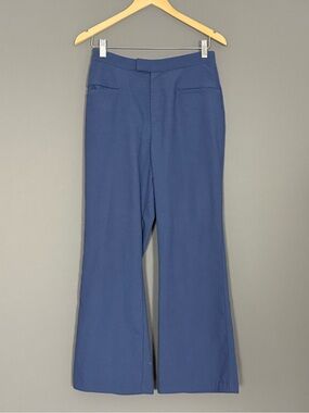 Hana Tajima x UNIQLO Blue Wide Leg Trousers Women’s Size 6 Minimalist